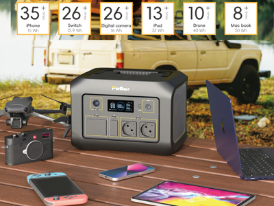 Tragbare Power Station B600|600 W|Wechselrichter