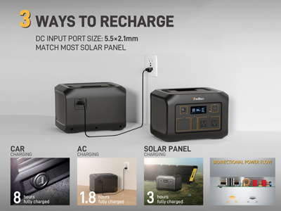 Tragbare Power Station B600|600 W|Wechselrichter