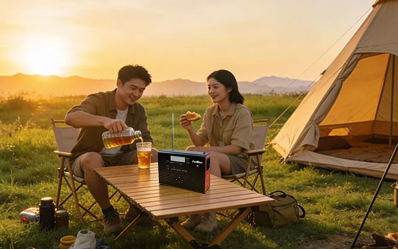 Tragbare Powerstation P100A/E Plus | 100W | mit Bluetooth-Lautsprecher