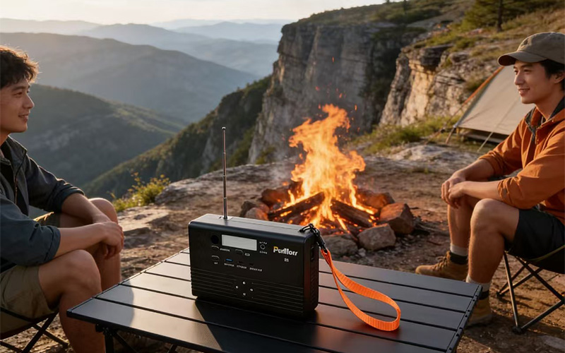 Tragbare Powerstation P100A/E Plus | 100W | mit Bluetooth-Lautsprecher