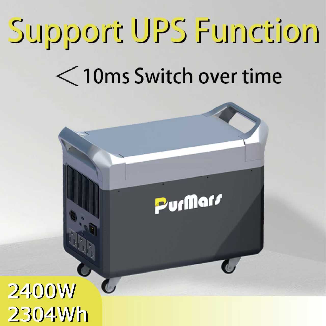 Heim-Solargenerator M2400 |2400W|Energiespeicher für Balkon |Netzgebunden