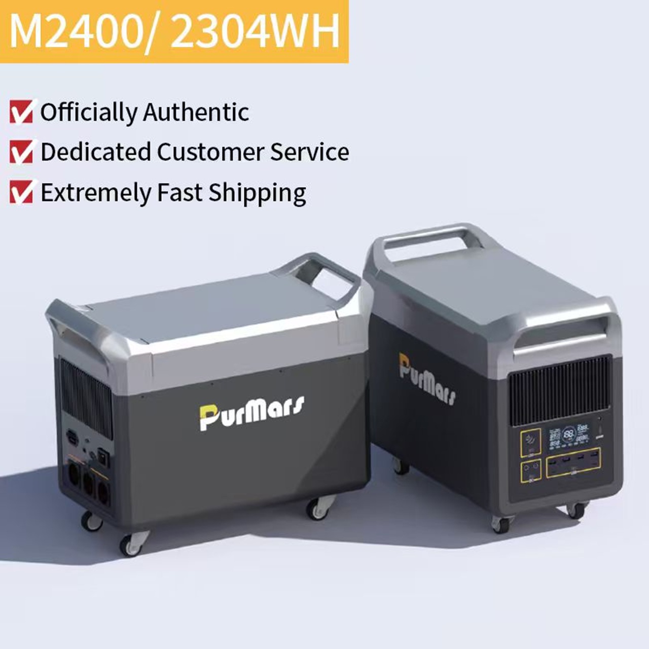 Heim-Solargenerator M2400 |2400W|Energiespeicher für Balkon |Netzgebunden