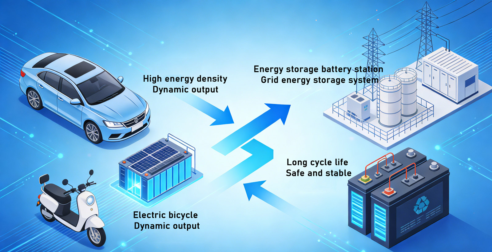 Unterschiede zwischen Antriebsbatterien und Energiespeicherbatterien
