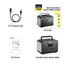 600-Watt-Portabler Stromgenerator-Paket