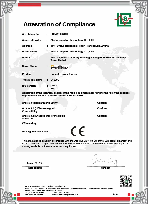 LCSA11093139E_Konformitätsbescheinigung