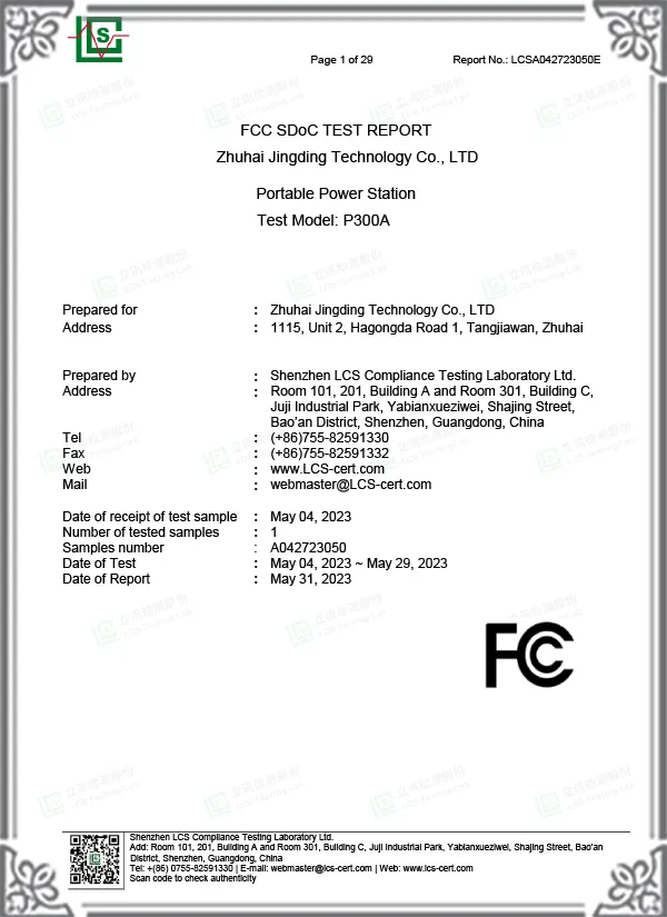 LCSA042723050E-FCC_Bericht
