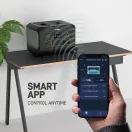 Solarer mobiler NotstromgeneratorSolare mobile Notstromversorgung B1200A/E|1200W|Griffe & Räder|Smart-App