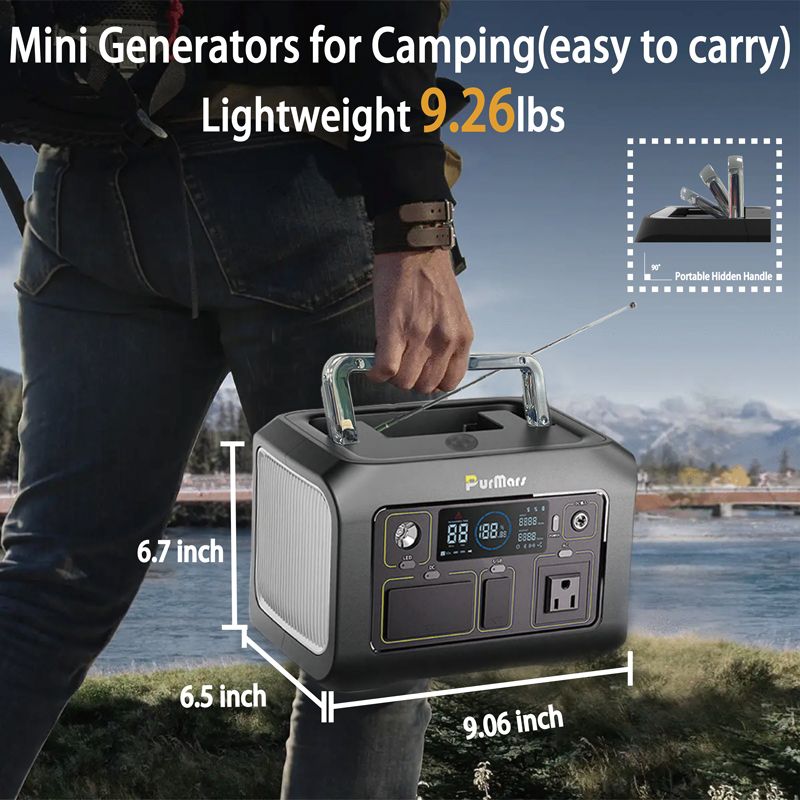 Tragbare Power Station P300 plus|300 W|Kompresse & Thermometer