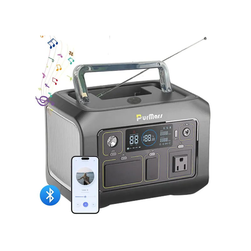 Mobiles Outdoor-Netzteil P300A/E Plus | 300 W | Bluetooth-Lautsprecher | FM-Radio