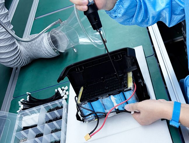 ​ Batteriemontage​