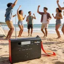 tragbares Kraftwerk P100A/E Plus | 100W | mit Bluetooth-Lautsprecher