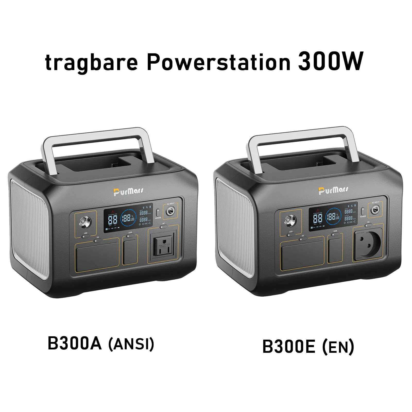 TragbarePower Station P300A/E | 300W