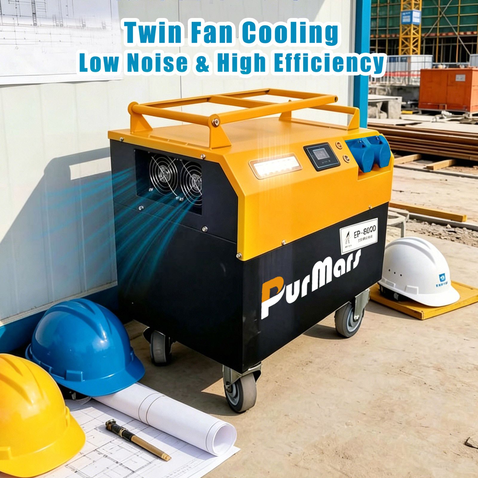 Mobile Powerstation für die Baustelle – 220 V / 5000 W | EP8000