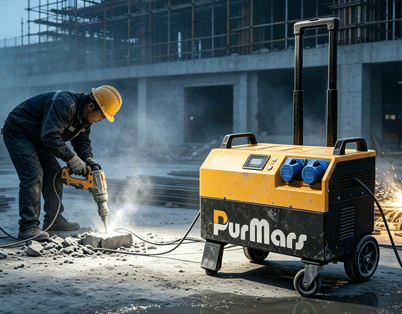Purmars Baustellen-Batteriesysteme: Produktlinie & praktische Lösungen