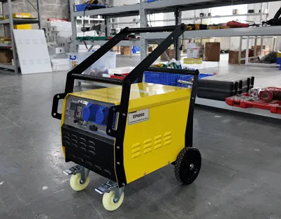 Purmars stellt die mobile Powerstation EP6000 vor: 5,5kW geräuschlose emissionsfreie Energie für Baustellen